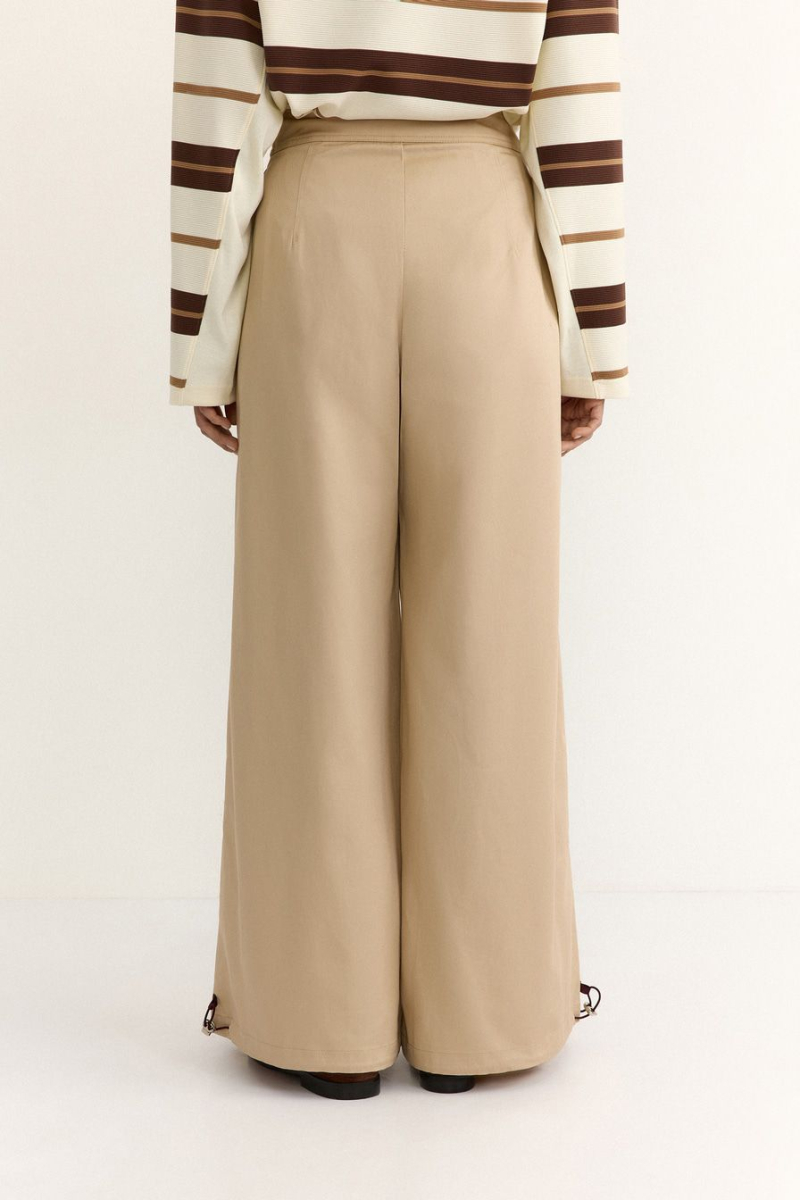 Брюки из 100% хлопка TOPTOP, цвет: бежевый, TT.032.19310.110 купить онлайн