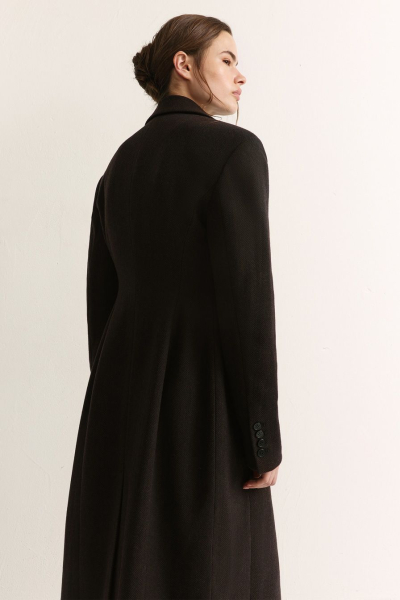 Пальто из смесовой шерсти TOPTOP, цвет: коричневый с принтом, TTS.041.18421.701 купить онлайн