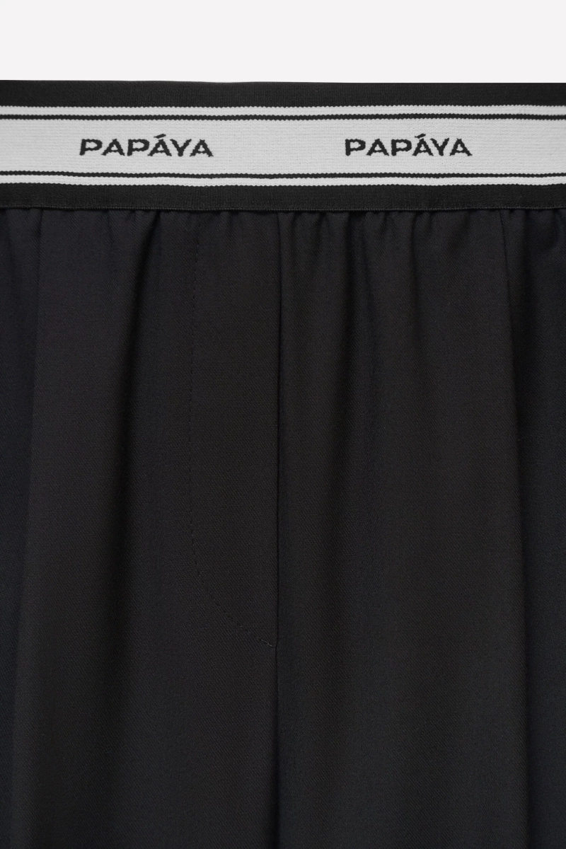 Классические брюки на резинке PAPAYA, цвет: Черный, SS230701PAEL купить онлайн