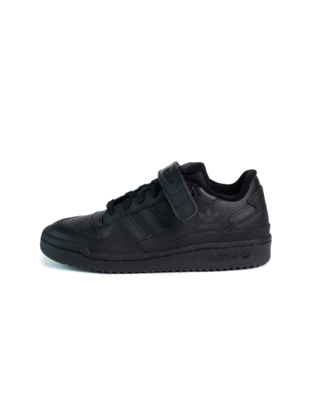 Кроссовки унисекс Adidas Forum Low "Triple Black" NKDADDYS SNEAKERS, цвет: Чёрный GV9766 со скидкой купить онлайн