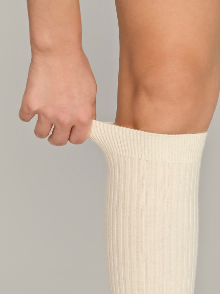 Гольфы женские с кашемиром TENDEN, цвет: молочный WGF25/02-молочный купить онлайн