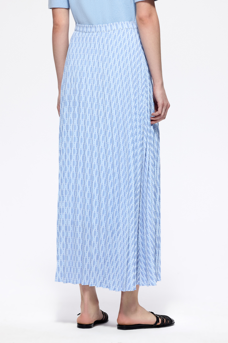 Юбка-плиссе с принтом DREAMS BY ALENA AKHMADULLINA, цвет: голубой, 126102100204561/211000 купить онлайн