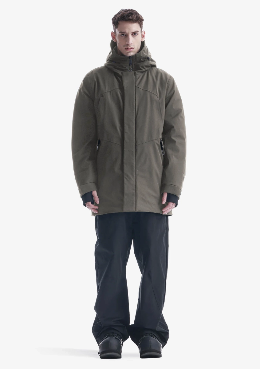 Пуховик SYCAMORE KRAKATAU, цвет: темный серо-зеленый, Qm561-861 купить онлайн