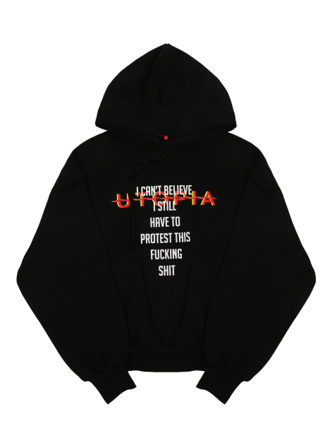 Худи UTOPIA SORRY, I’M NOT, цвет: Черный,  купить онлайн