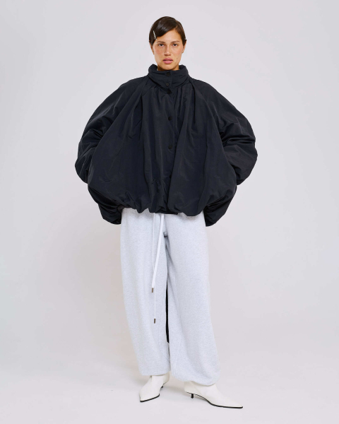 Куртка баллон из тафты Anmuse, цвет: Черный, JCK26SP227-BLC купить онлайн