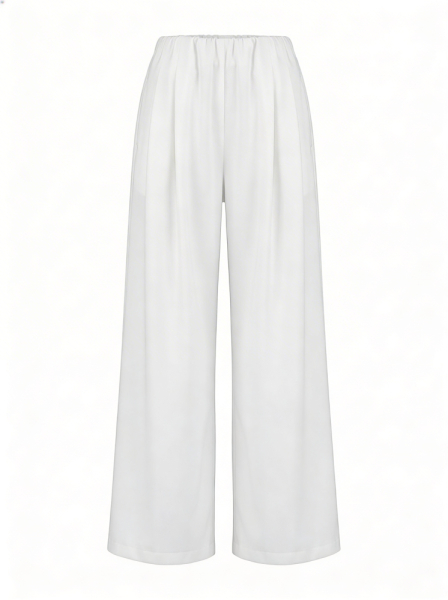 Брюки свободные с резинкой из лиоцелла