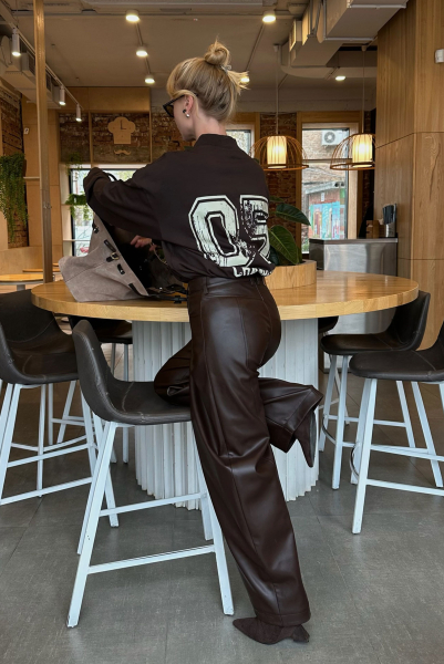 Лонгслив объемный BROWN Label .B, цвет: BROWN, Tp.03.4.M1.0725BRN купить онлайн