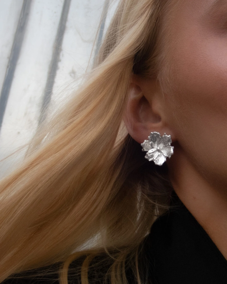 Серьги BIG FLOWER EARRINGS