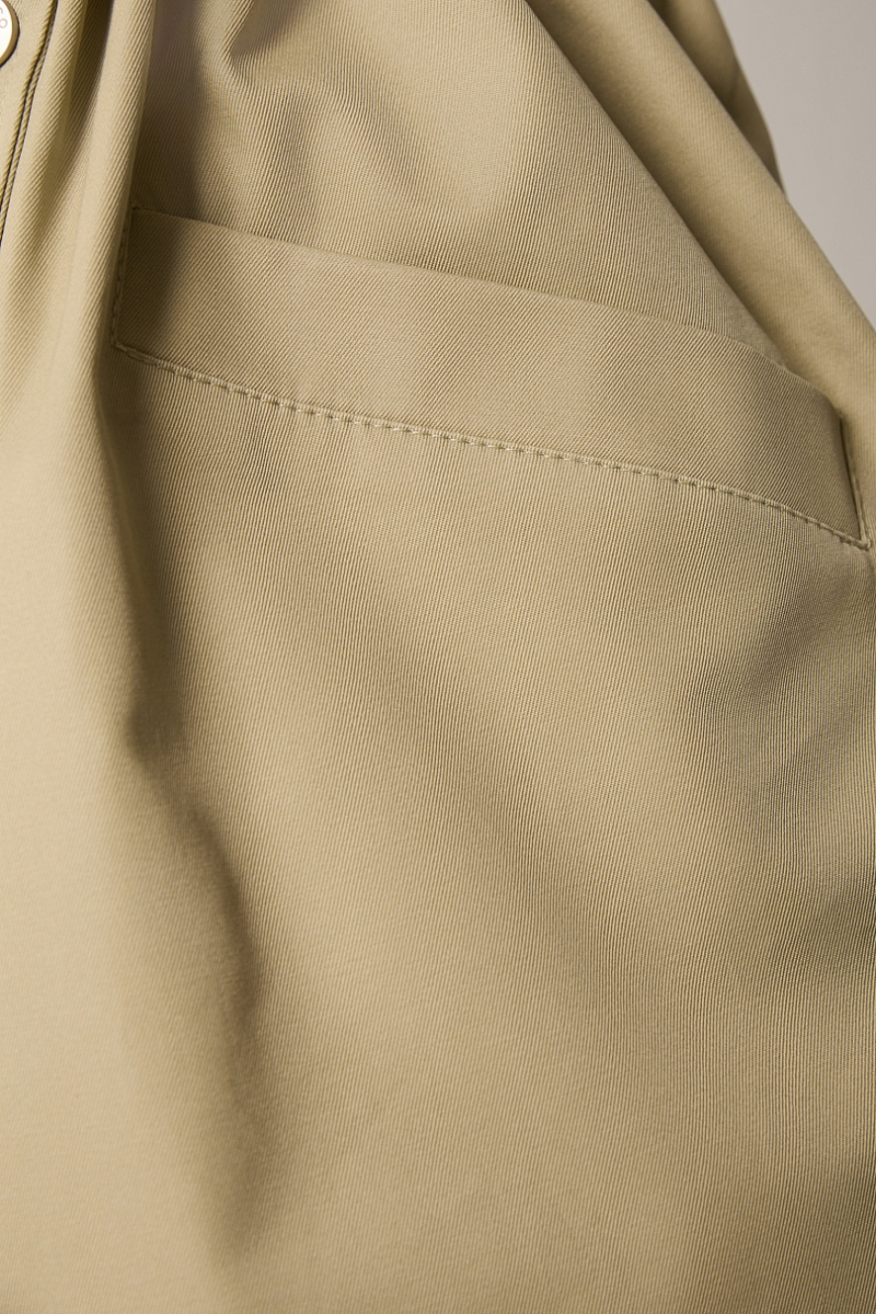 Ветровка с асимметричной планкой со съемным утеплителем Ricoco, цвет: оливковый, 7069/2 купить онлайн