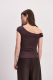 Топ с открытым плечом Charmstore, цвет: коричневый, 214-31365-550 купить онлайн