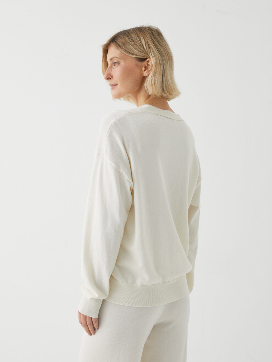 Объемный кардиган Marou, цвет: молочный, Mar_26021402 купить онлайн