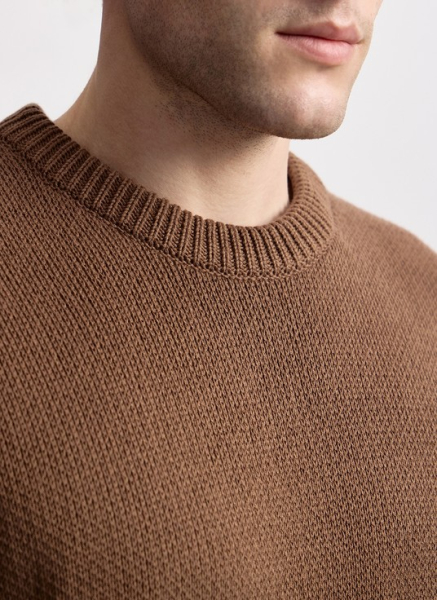 Свитер жаккардовый ALL WE NEED, цвет: коричневый, 2603M3517-19 купить онлайн