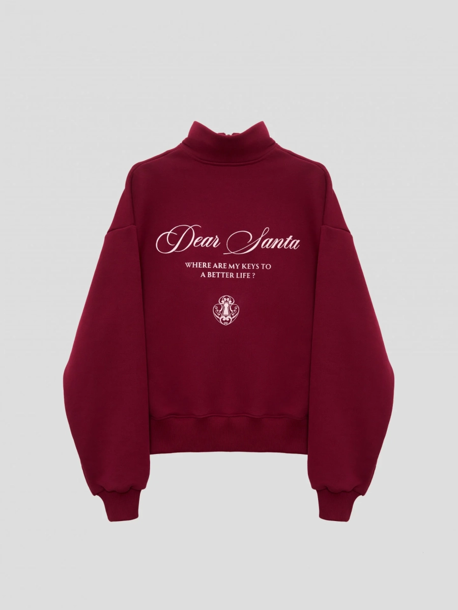 Свитшот "KEY" MIARTLAND, цвет: Бордовый, НФ-00000592 купить онлайн