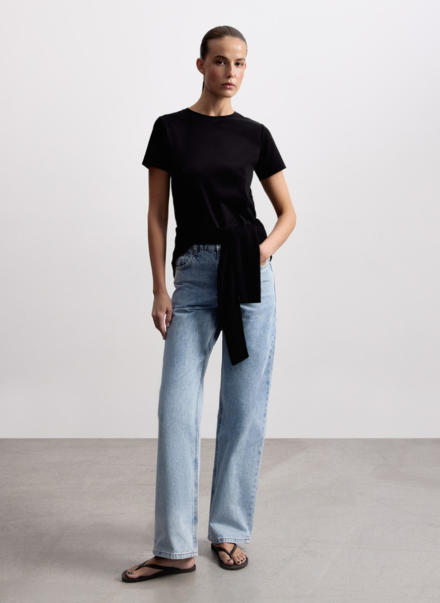 Джинсы прямые