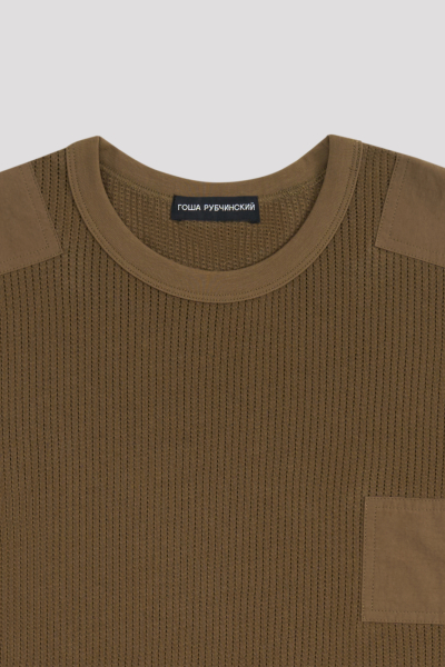 Футболка ГОША РУБЧИНСКИЙ, цвет: хаки, TSH_0501_khaki купить онлайн