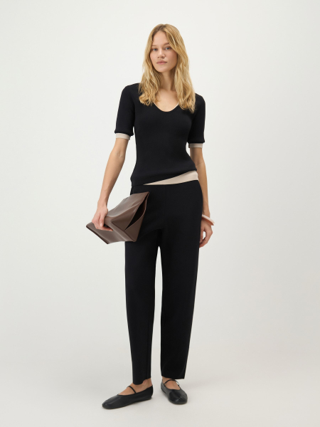 Джемпер с миндалевидным вырезом Conso, цвет: Черный, KJS 260717 - черный купить онлайн