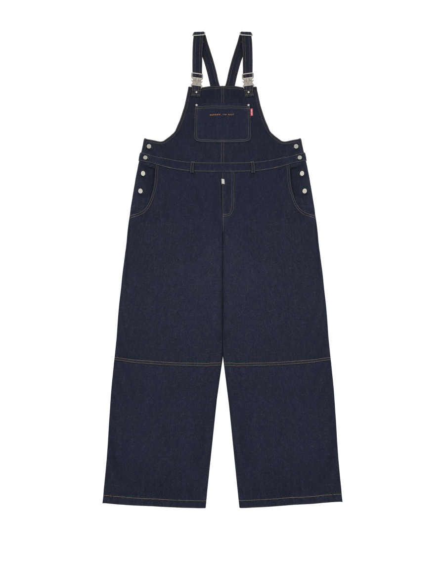 Джинсовый комбинезон SORRY, I’M NOT, цвет: синий,  купить онлайн