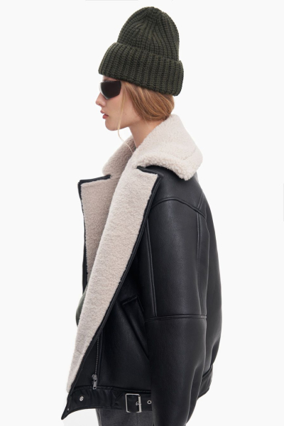 Шапка из смесовой шерсти мериноса TOPTOP, цвет: хаки TT.601.15345.510 купить онлайн