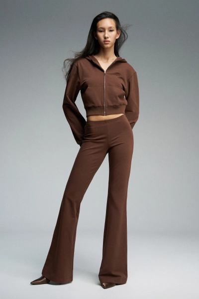 Худи укороченное WALK OF SHAME, цвет: коричневый, HD012/FW2526 купить онлайн