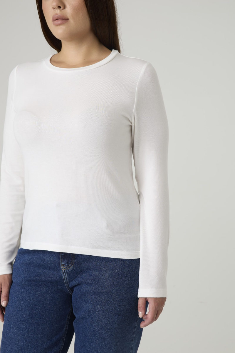 Лонгслив с шерстью мериноса 4forms, цвет: молочный, 65482 купить онлайн