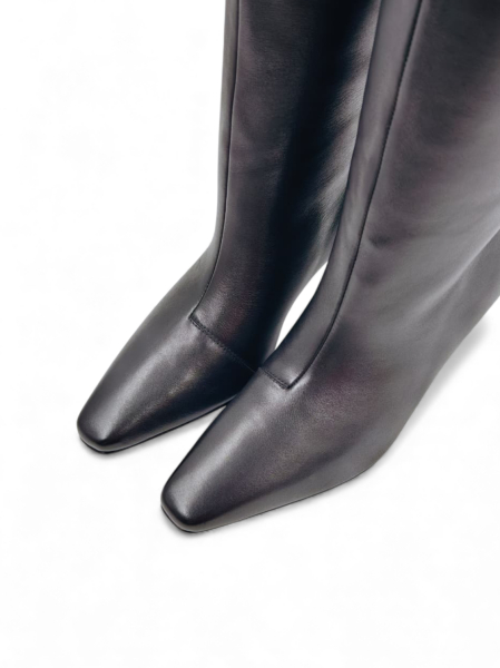 Сапоги демисезонные из натуральной кожи GRANDERA, цвет: Черный nv7h179-18-w70-n919 (900) купить онлайн