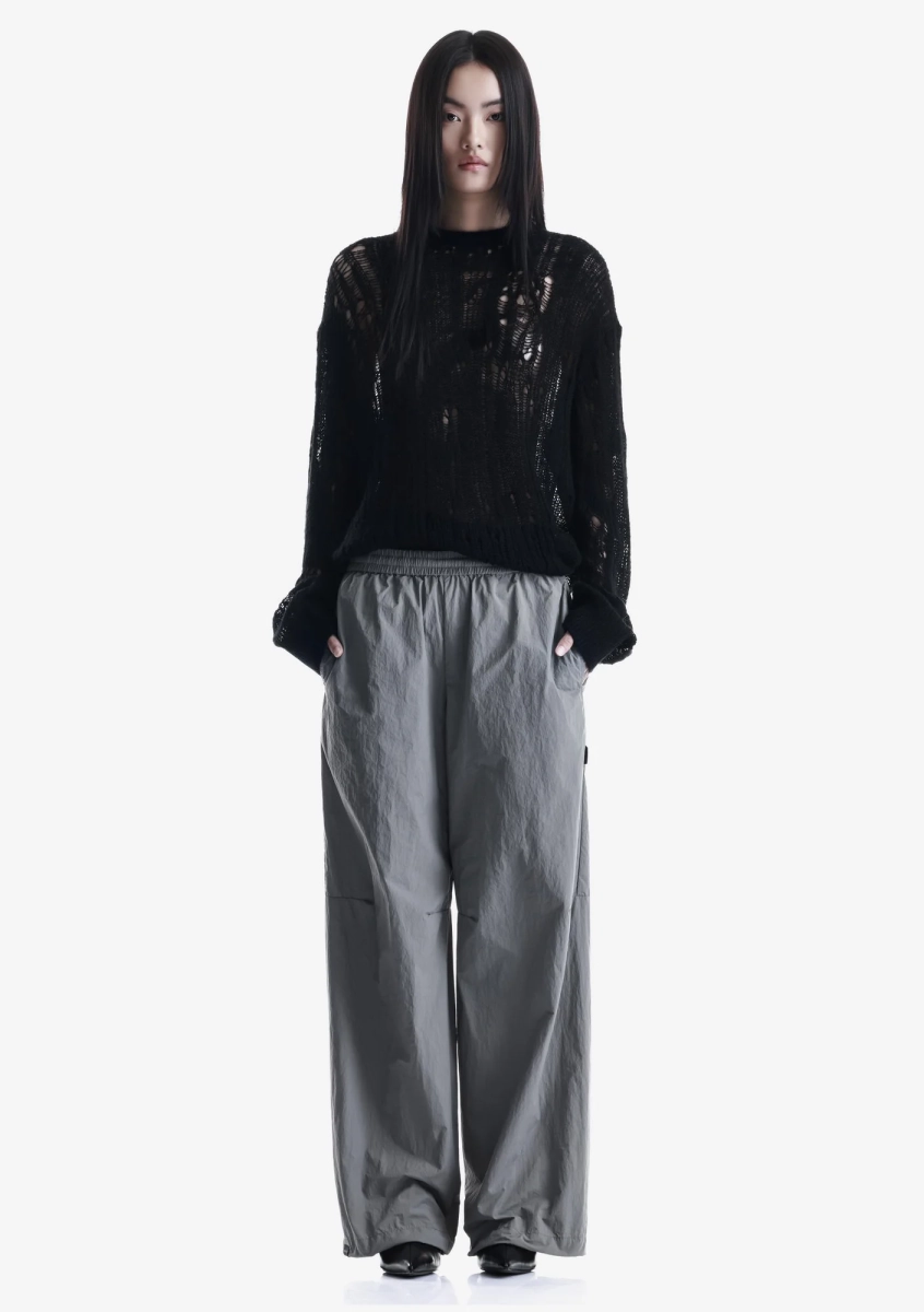 Свитер с круглым вырезом KRAKATAU, цвет: Черный, Sw46-1 купить онлайн