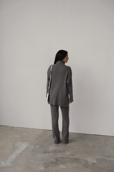 Джемпер удлиненный MINI, цвет: серый, НФ-00000135 купить онлайн