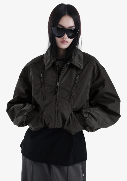 Куртка-бомбер KRAKATAU, цвет: Черный, Qu568-1 купить онлайн