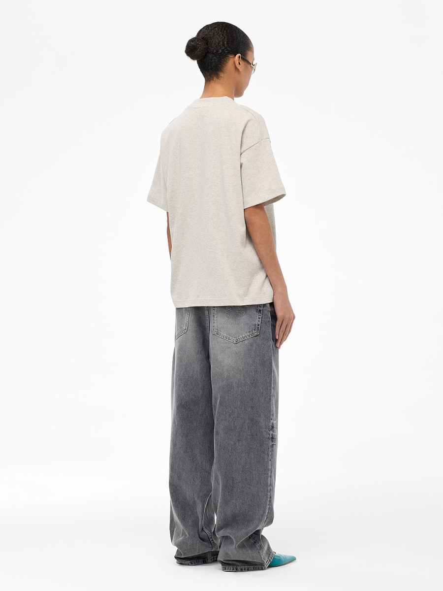 Футболка с принтом OUT OF REACH, цвет: серебристый меланж, TSLGGSLVMLG купить онлайн