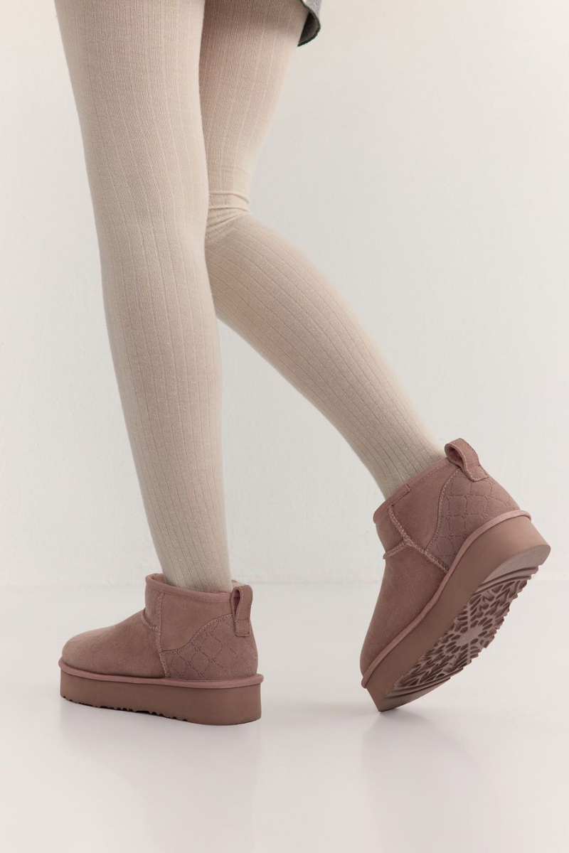 Угги из натуральной замши Lera Nena, цвет: розовый LN.405.19111.300 купить онлайн