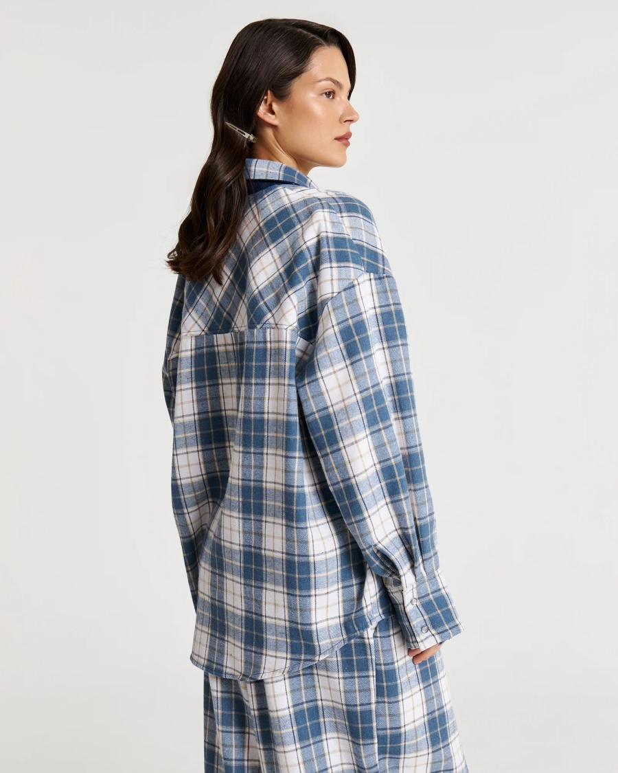 Рубашка в клетку BLUE