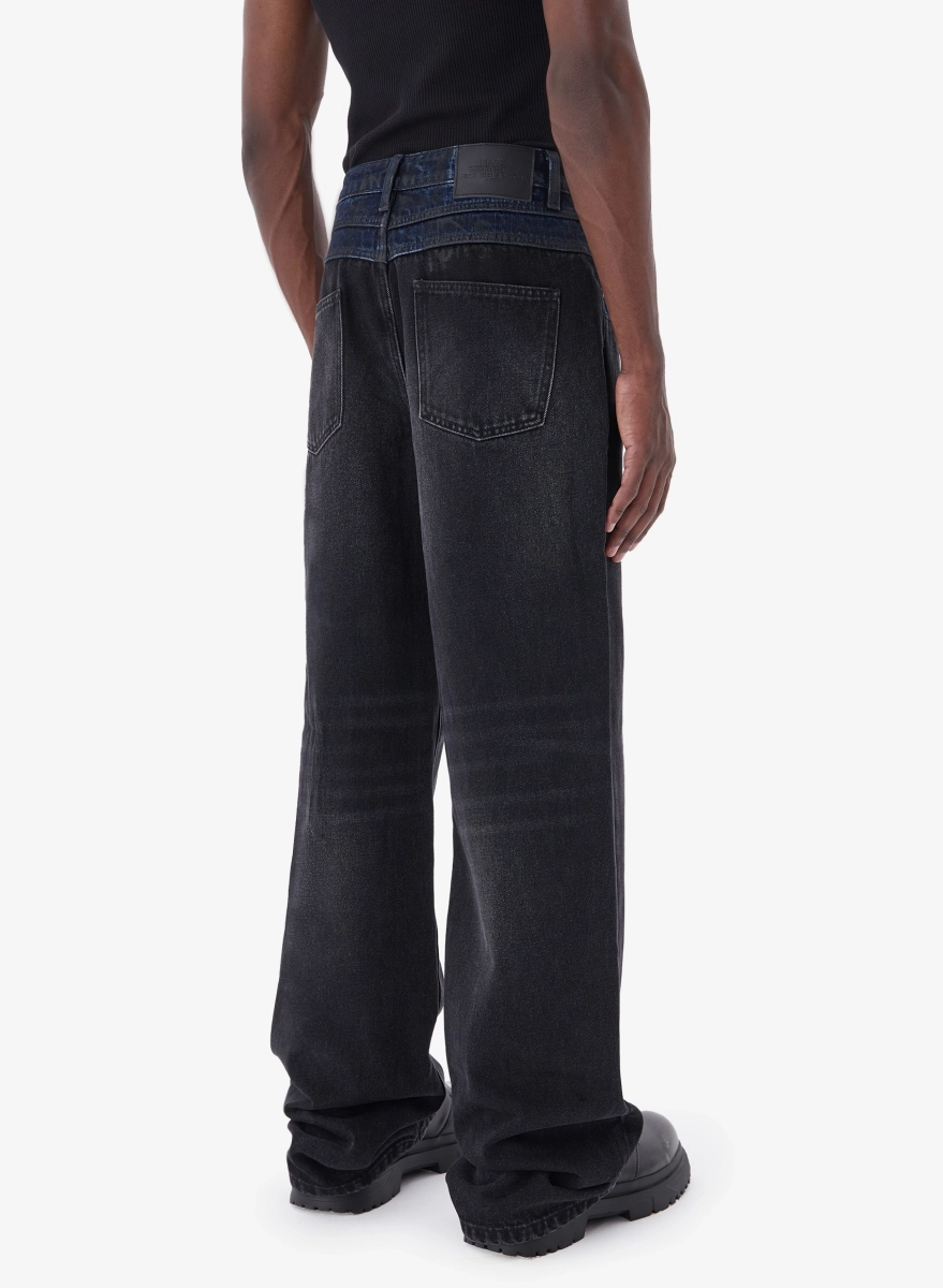 Джинсы BICOLOR FABLE, цвет: Черный, JNS-FBL-BCLR-LS-BLCK купить онлайн