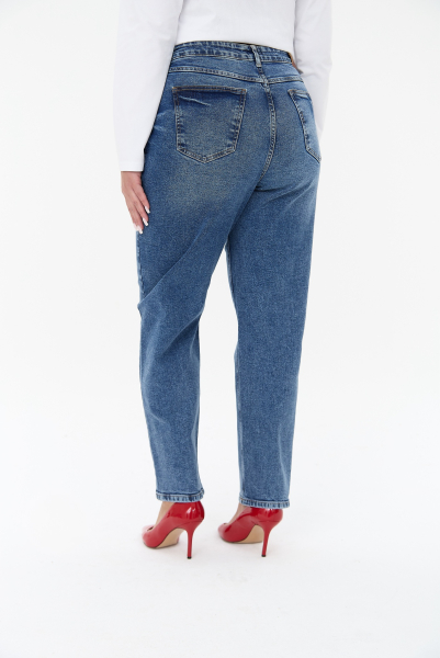 Джинсы Mom fit 4forms, цвет: синий, 64803 купить онлайн