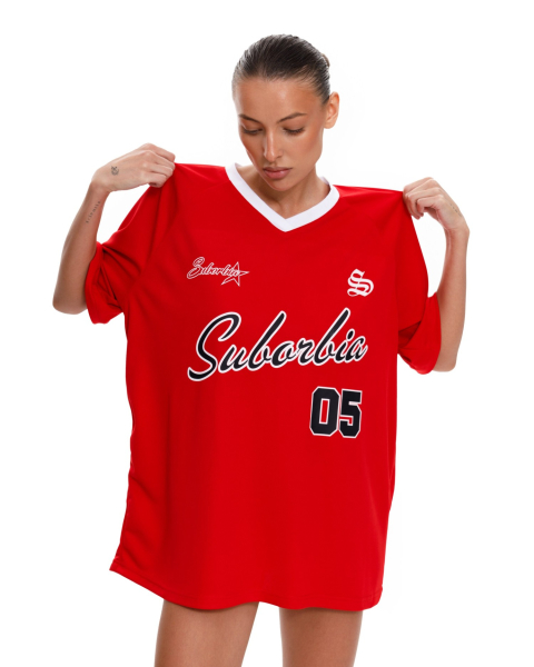 Футболка Jersey 05 Suborbia, цвет: red-black, 05294 купить онлайн