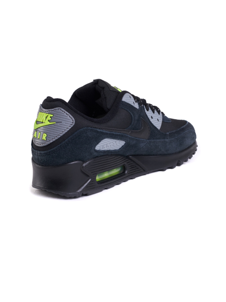 Кроссовки мужские Nike Air Max 90 "Obsidian Black Volt" NKDADDYS SNEAKERS, цвет: синий FQ2377-001 купить онлайн