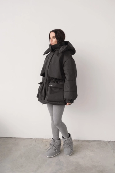 Парка утепленная MINI, цвет: Черный, НФ-00000307 купить онлайн