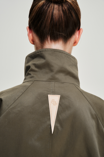 Тренч длины макси Label .B, цвет: хаки, Jc.29.5.026/2KH купить онлайн