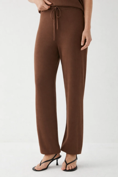 Вязаные брюки-баллоны