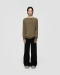 Лонгслив Eclipse Wrap Top Berhasm, цвет: хаки top25-1-khaki |новая коллекция купить онлайн