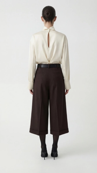 Блуза наоборот Shtripling, цвет: белый, SHRUB007MLK купить онлайн