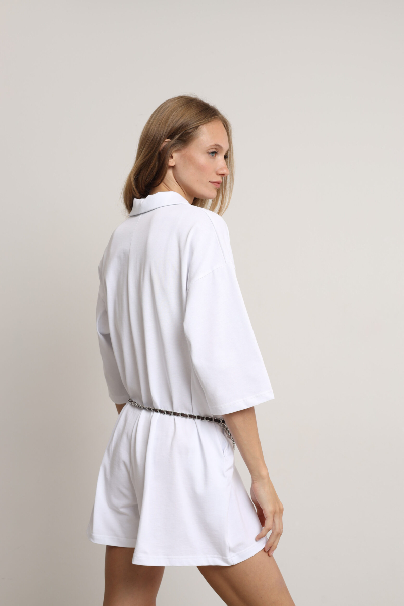 Комбинезон matchy white issju, цвет: белый,  купить онлайн