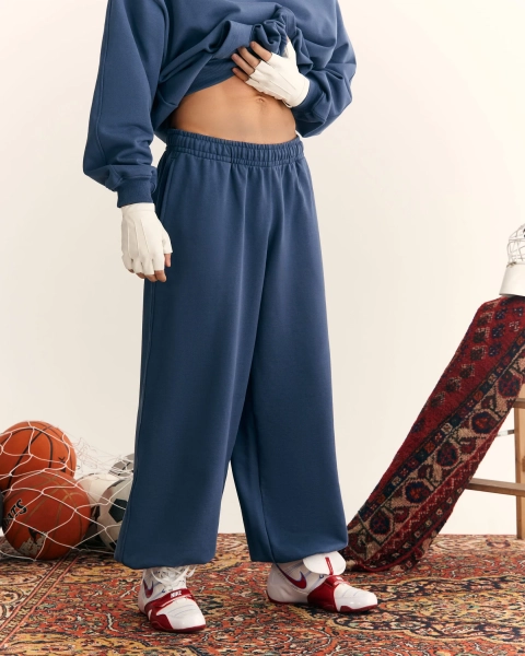 Брюки STEEL BLUE PANTS THE ORLINES, цвет: blue, PNTS-STL-BLE купить онлайн