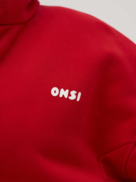 Zip Худи утепленное ONSI, цвет: RED,  купить онлайн