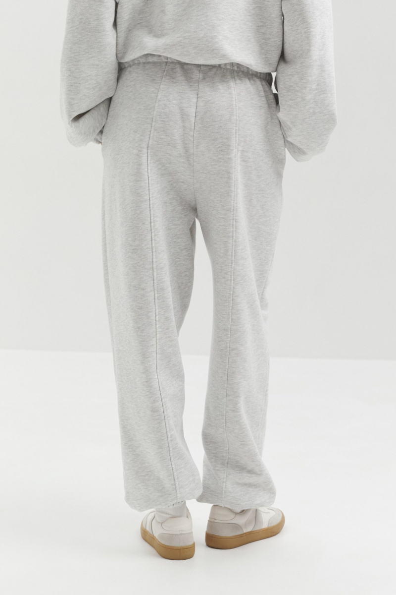 Джоггеры из футера marte, цвет: серый,  купить онлайн