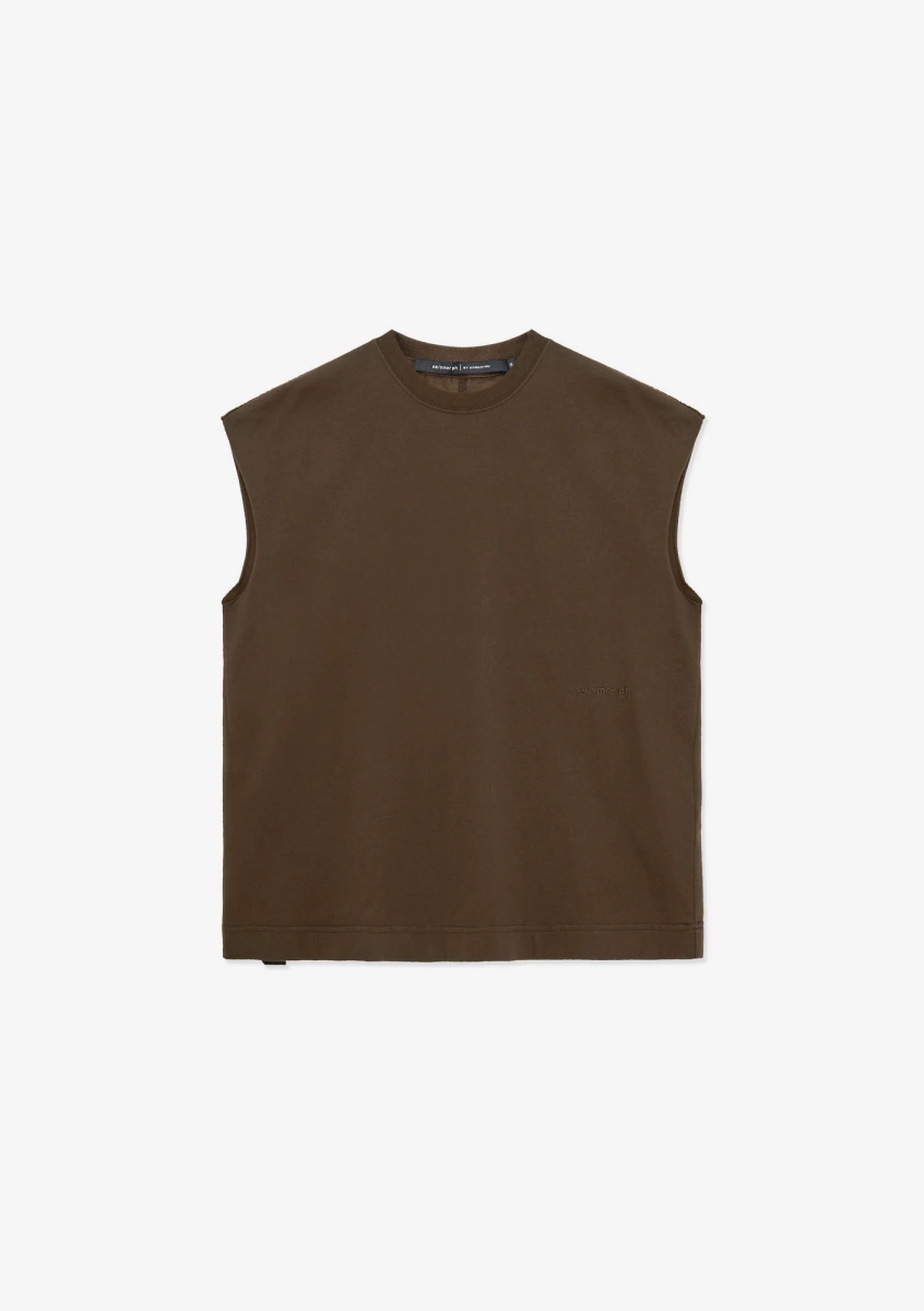 Футболка-безрукавка KRAKATAU, цвет: коричневый, Tw143-7 купить онлайн