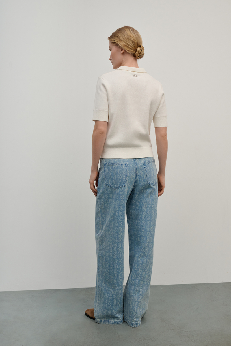 Джемпер-поло DREAMS BY ALENA AKHMADULLINA, цвет: молочный, 225104140304368/413000 купить онлайн