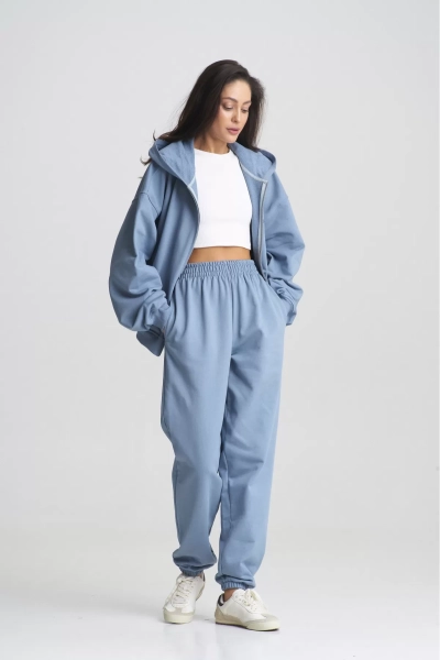 Худи ZIP Blue