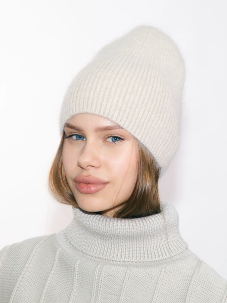 Шапка муар ангора