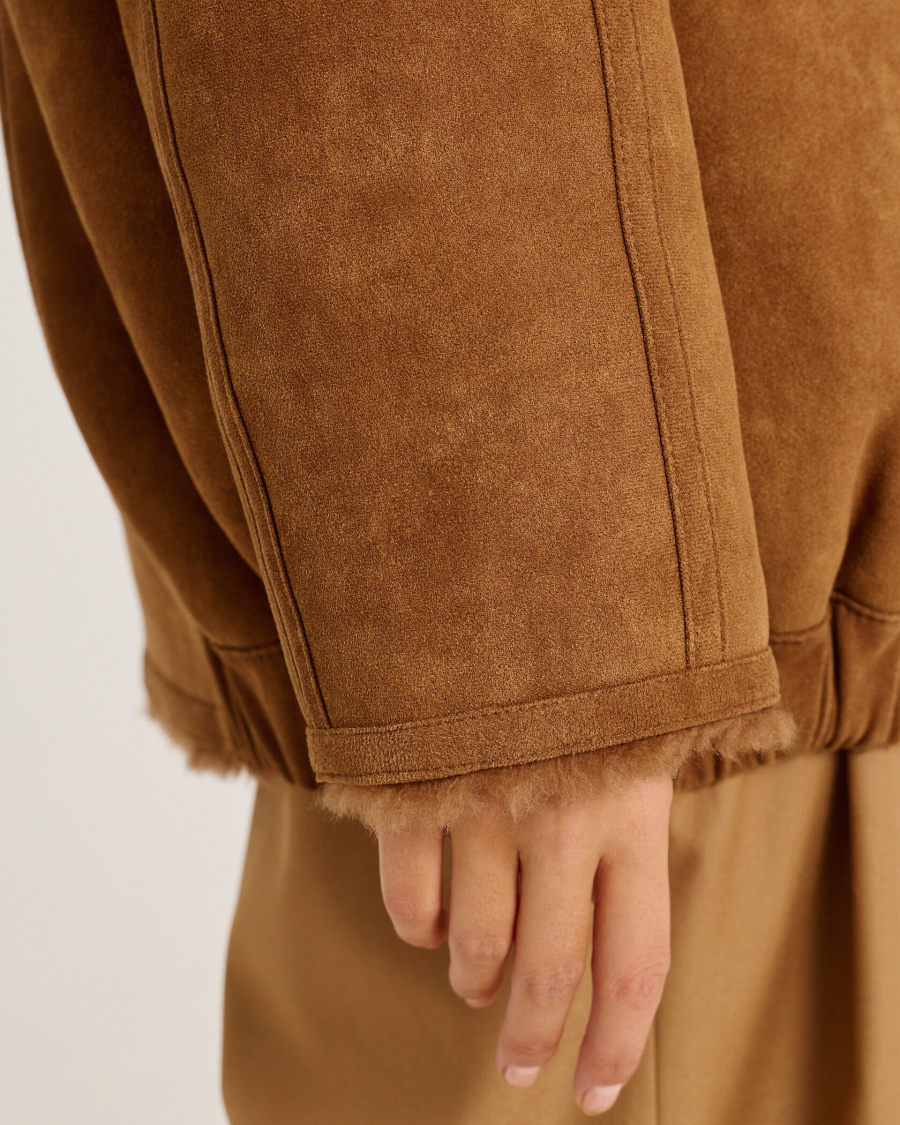 Бомбер из мериноса BROWN Anmuse, цвет: коричневый, 1525AZ BROWN купить онлайн