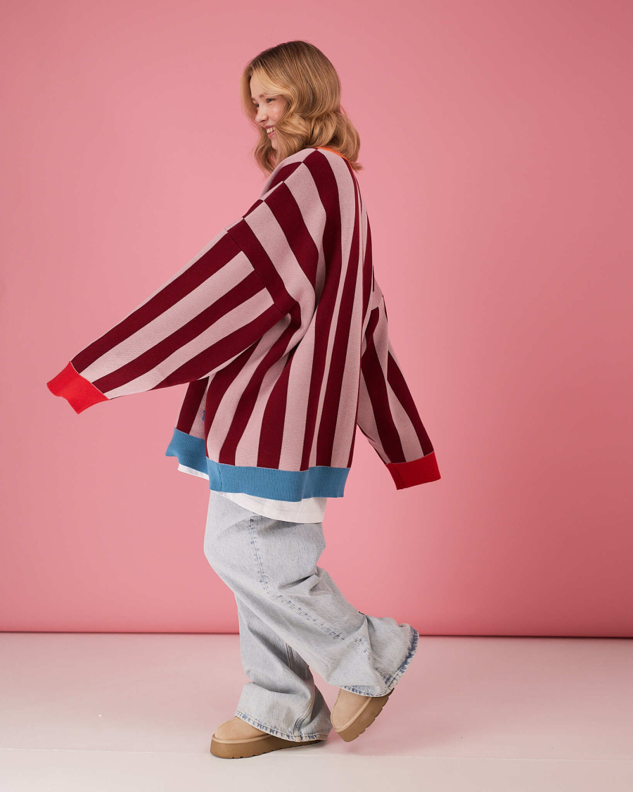 Свитер Тепло районов TABOO, цвет: розовый, SVdistrict#1 купить онлайн